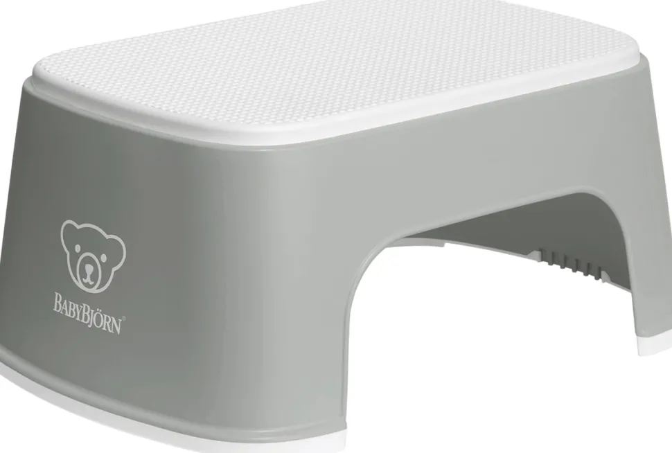 BabyBjorn Step Stool - Grey/White
