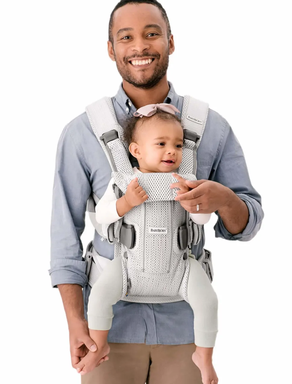 BabyBjörn Baby Carrier One Air, 3D Mesh - Pearly Pink
