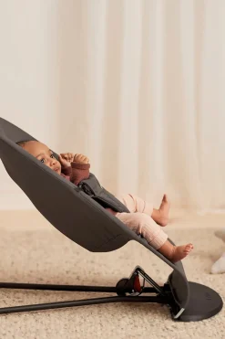 BabyBjörn Bouncer Balance Soft, Dark Gray Frame, Tri-Fabric Dark Gray