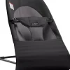 BabyBjörn Bouncer Balance Soft, Black Frame Cotton Black/Dark Grey