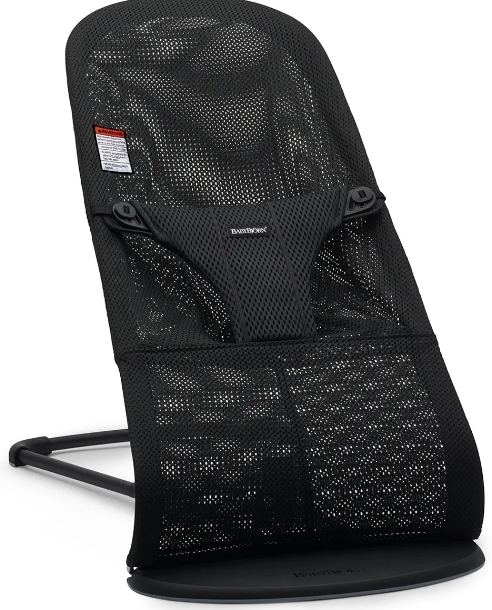BabyBjörn Bouncer Bliss, Black Frame Mesh Black
