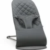 BabyBjörn Bouncer Bliss, Dark Gray Frame Classic Quilt Cotton Anthracite