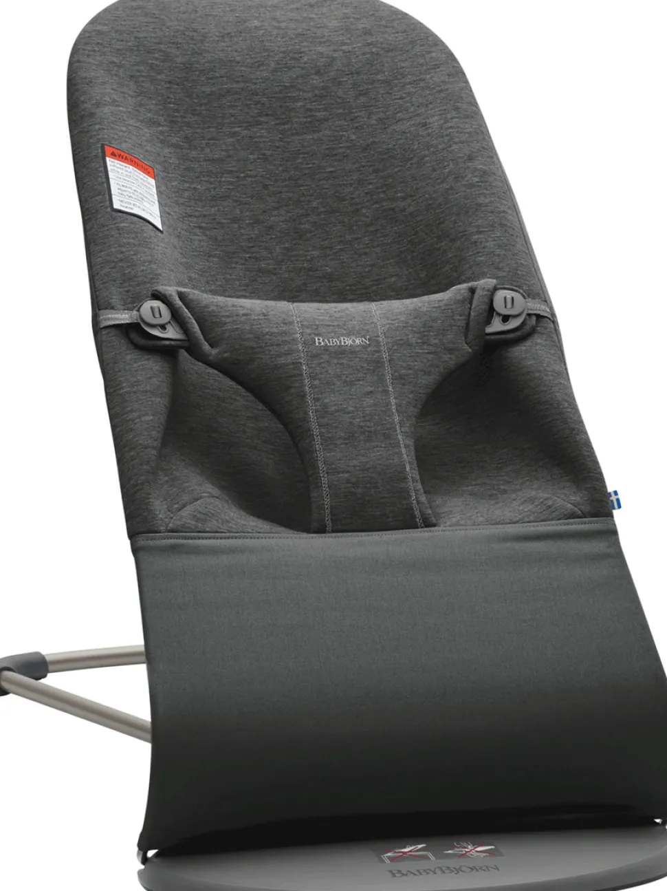 BabyBjörn Bouncer Bliss, Dark Gray Frame 3D Jersey Charcoal