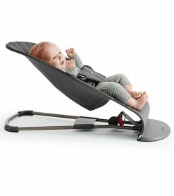 BabyBjörn Bouncer Bliss, Light Gray Frame 3D Jersey Light Beige
