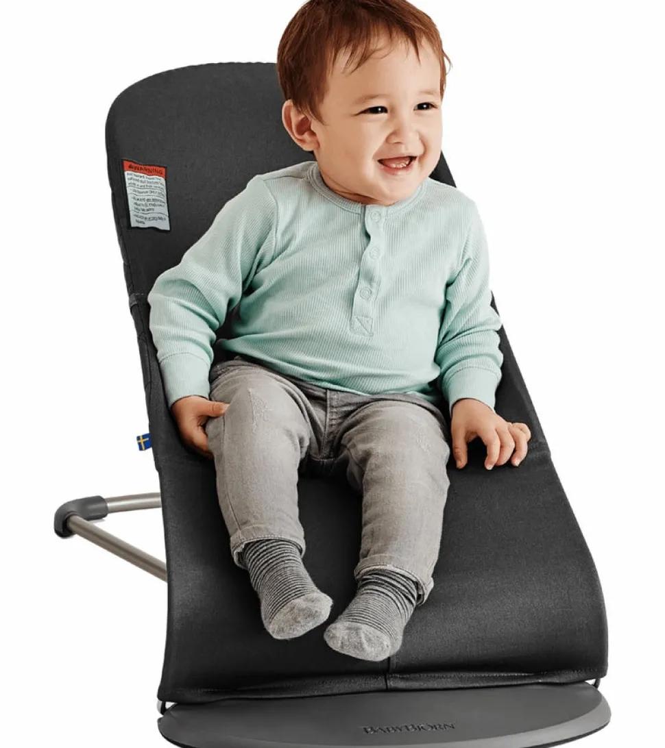 BabyBjörn Bouncer Bliss, Light Gray Frame 3D Jersey Light Beige