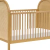 Babyletto Bondi Cane 3-in-1 Convertible Crib w/Toddler Bed Conversion Kit - Honey / Natural Cane