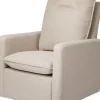 Babyletto Cali Pillowback Swivel Glider - Performance Beach Eco-Weave