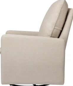 Babyletto Cali Pillowback Swivel Glider - Performance Beach Eco-Weave