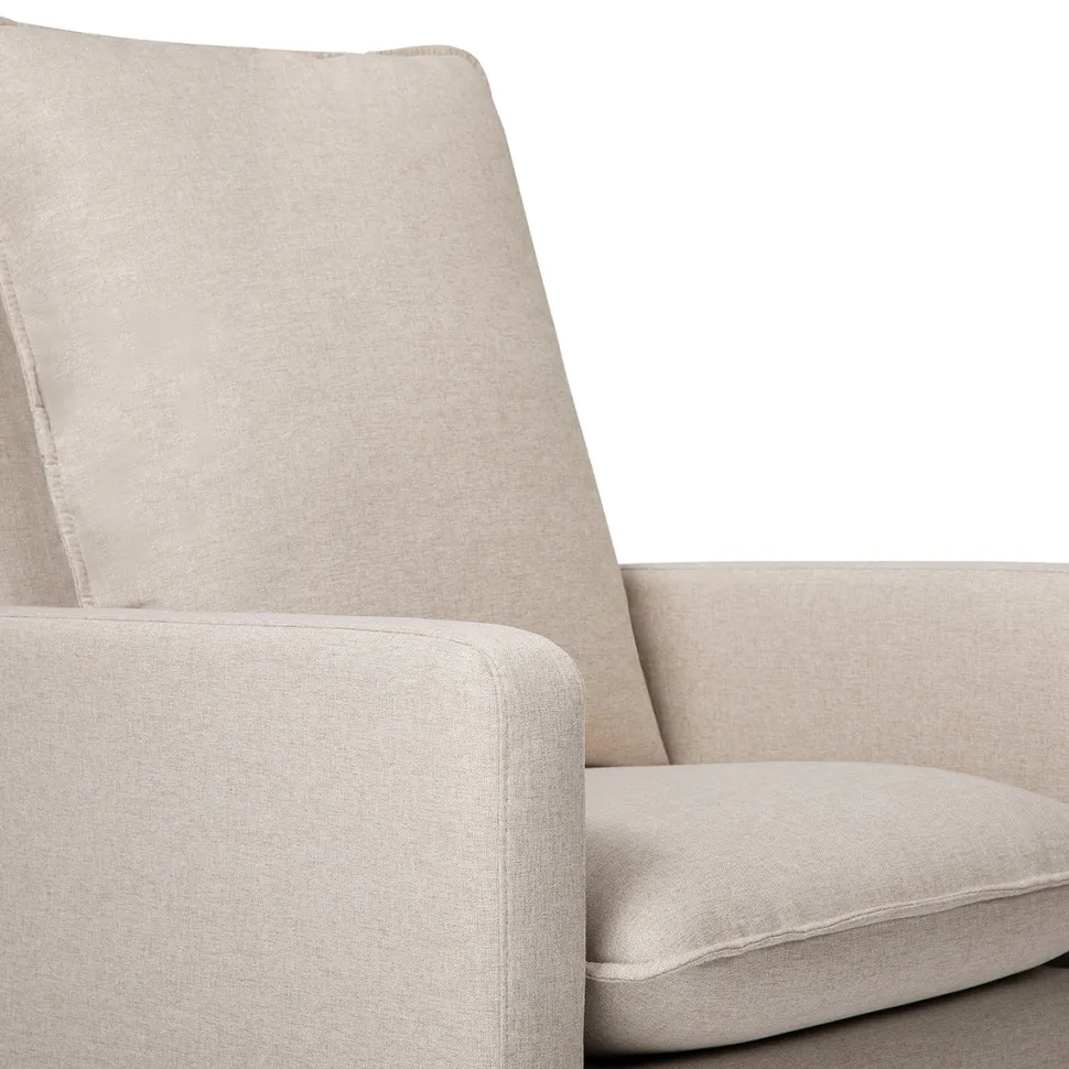 Babyletto Cali Pillowback Swivel Glider - Performance Beach Eco-Weave