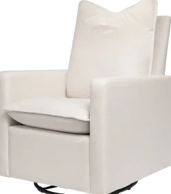 Babyletto Cali Pillowback Swivel Glider - Performance Cream Eco-Weave
