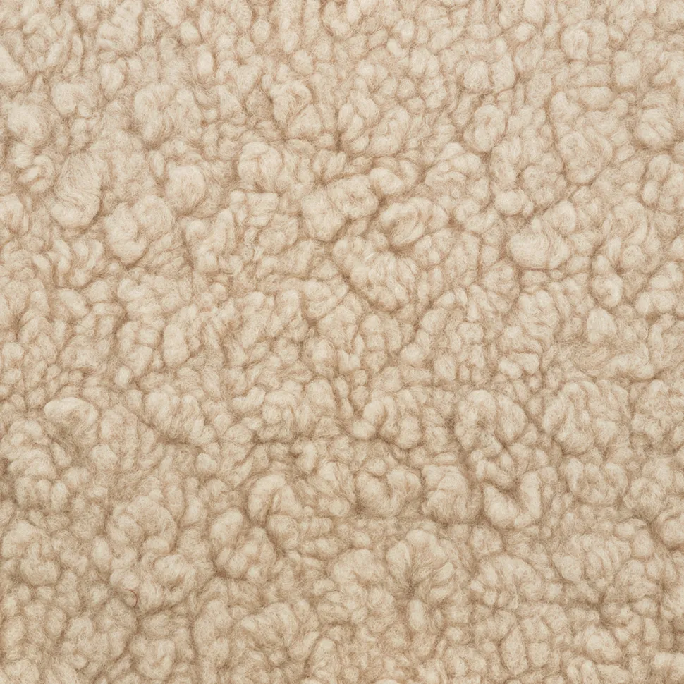 Babyletto Cali Pillowback Swivel Glider - Chai Shearling w/Dark Wood Base