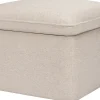Babyletto Cali Storage Ottoman - Performance Beach Eco-Weave