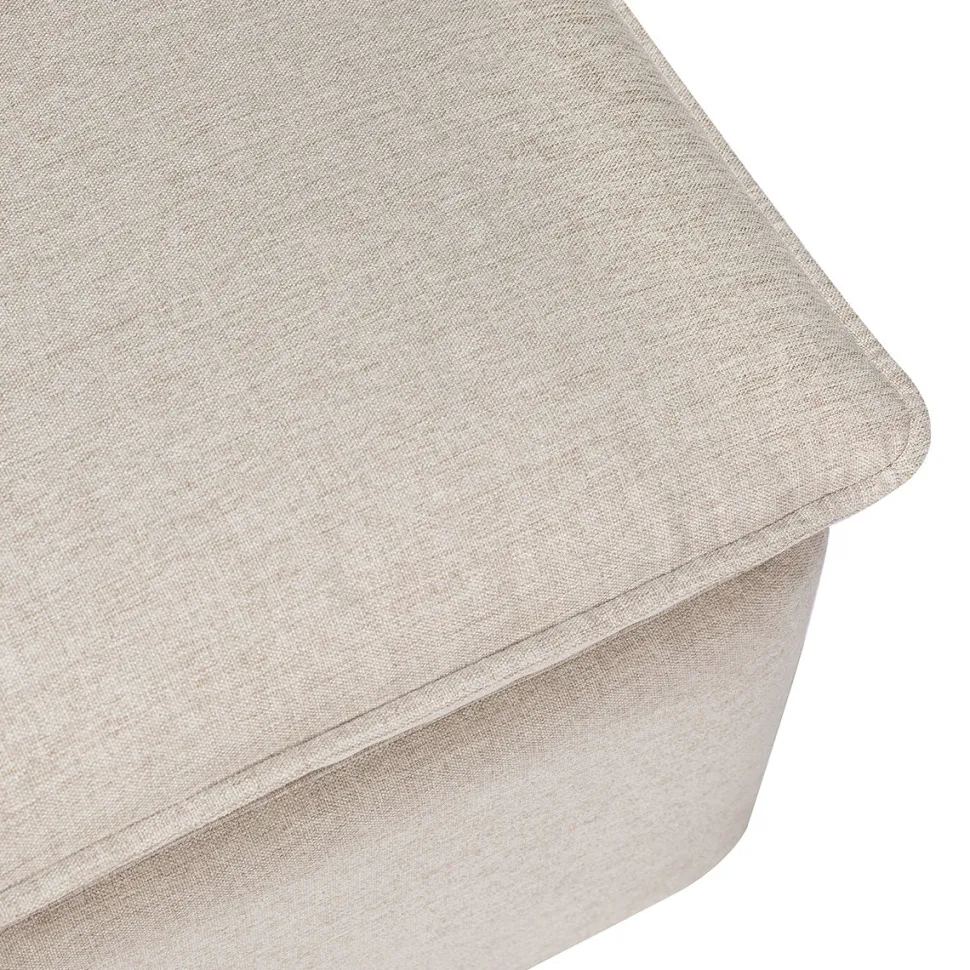 Babyletto Cali Storage Ottoman - Performance Beach Eco-Weave
