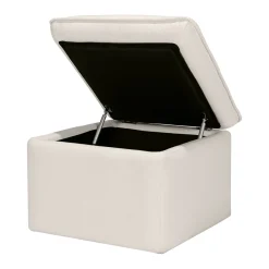 Babyletto Cali Storage Ottoman - Performance Cream Eco-Weave