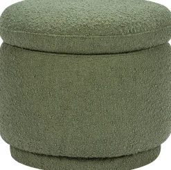 Babyletto Enoki Storage Ottoman - Olive Boucle