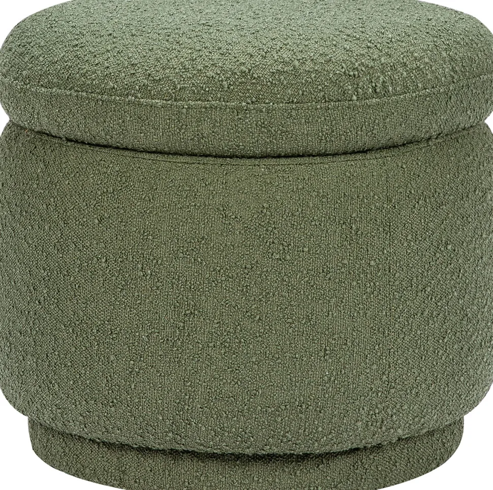 Babyletto Enoki Storage Ottoman - Olive Boucle