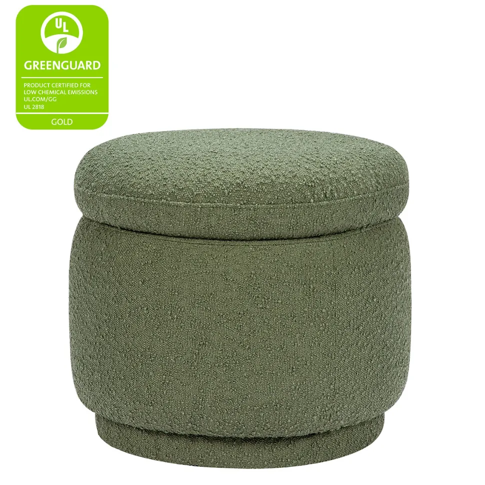 Babyletto Enoki Storage Ottoman - Olive Boucle