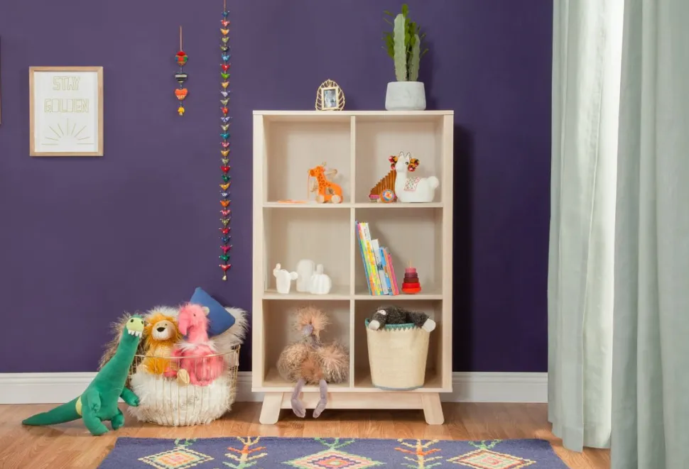 Babyletto Hudson Cubby Bookcase - Washed Natural