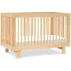 Babyletto Hudson 3-in-1 Convertible Crib with Toddler Bed Conversion Kit - Natural