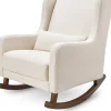 Babyletto Kai Rocker - Performance Natural Eco-Twill w/ Dark Legs
