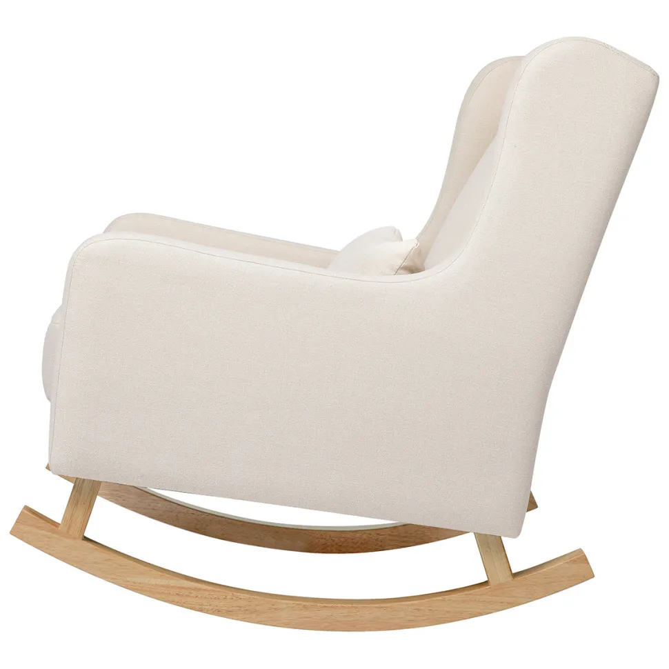 Babyletto Kai Rocker - Performance Natural Eco-Twill w/ Light Legs