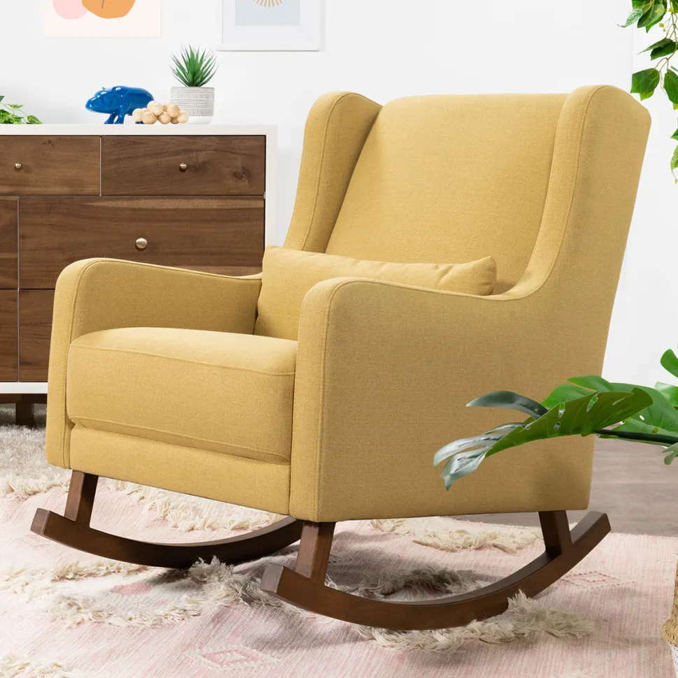 Babyletto Kai Rocker - Performance Dijon Eco-Twill w/ Dark Legs