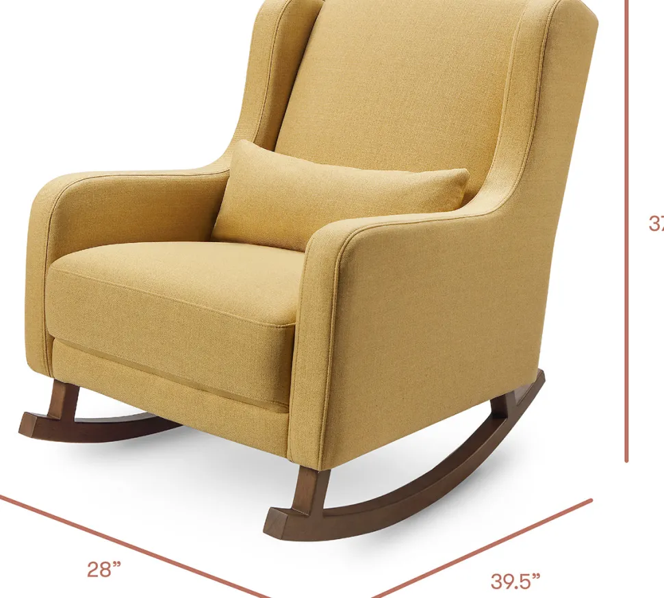 Babyletto Kai Rocker - Performance Dijon Eco-Twill w/ Dark Legs