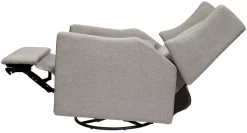Babyletto Kiwi Electronic Glider Recliner w/ USB - Performance Grey Eco-Weave