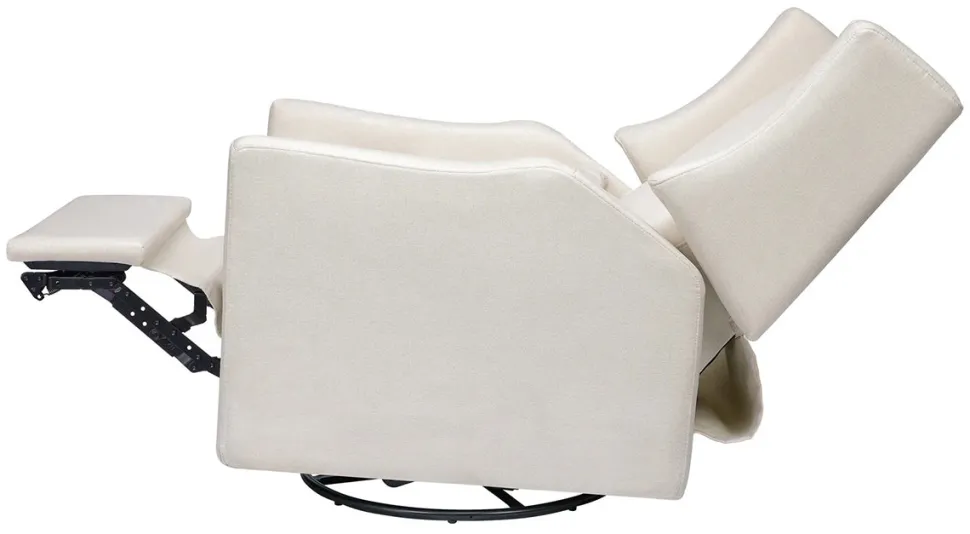 Babyletto Kiwi Electronic Glider Recliner w/ USB - Performance Cream Eco-Weave