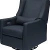 Babyletto Kiwi Electronic Glider Recliner w/ USB - Performance Navy Eco-Twill