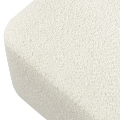 Babyletto Kiwi Gliding Ottoman - Ivory Boucle w/ Gold Base