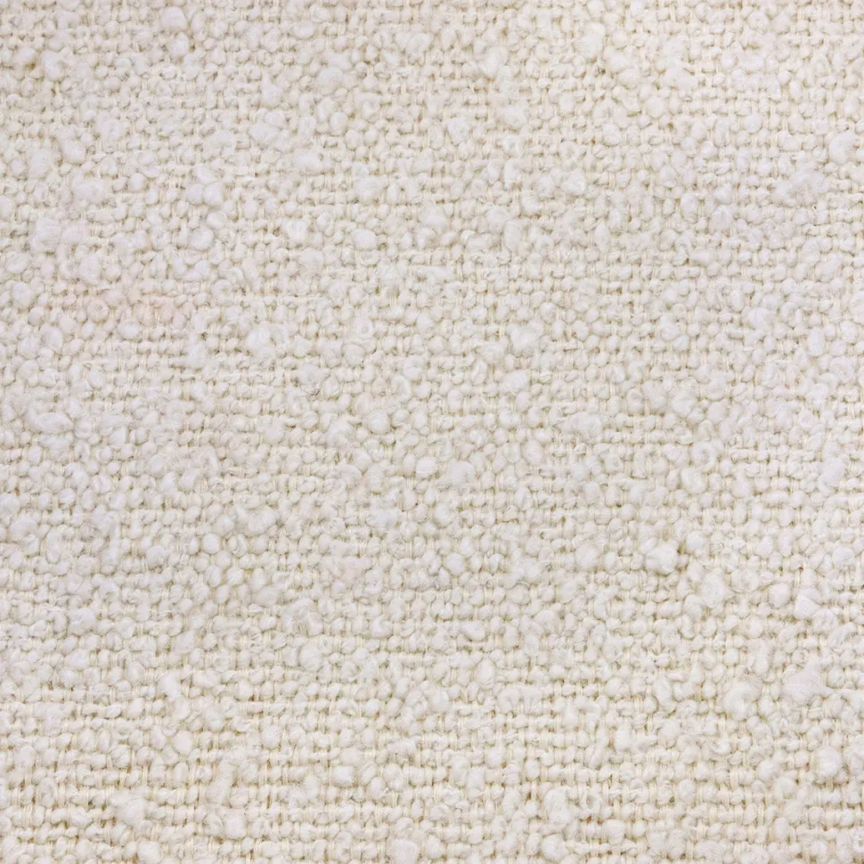 Babyletto Kiwi Gliding Ottoman - Ivory Boucle w/ Gold Base