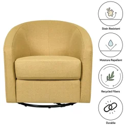 Babyletto Madison Swivel Glider - Performance Dijon Eco-Twill