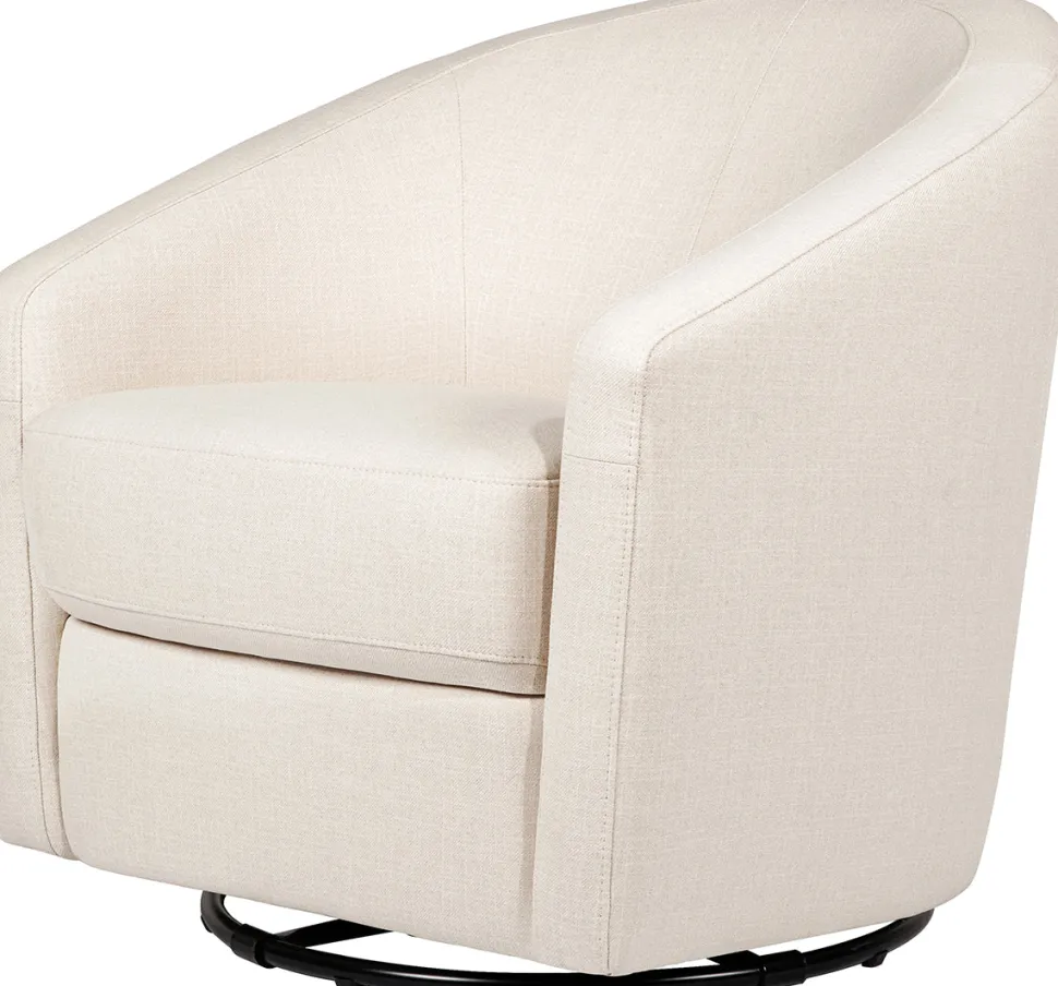 Babyletto Madison Swivel Glider - Performance Natural Eco-Twill
