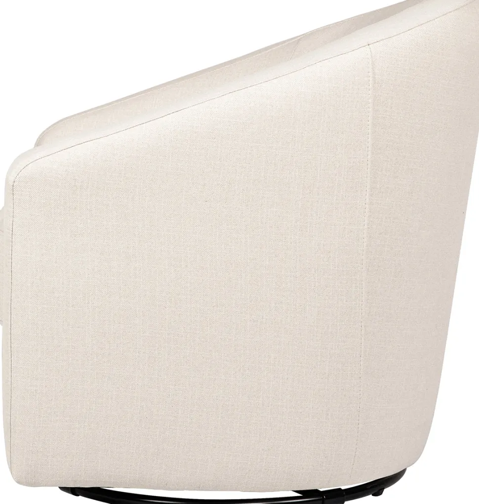Babyletto Madison Swivel Glider - Performance Natural Eco-Twill