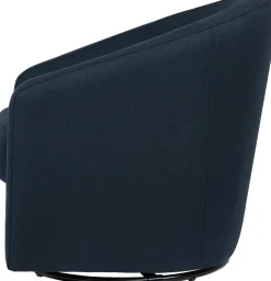 Babyletto Madison Swivel Glider - Performance Navy Eco-Twill