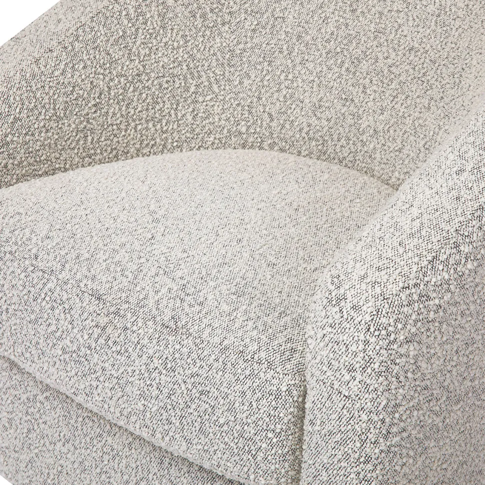 Babyletto Madison Swivel Glider - Black White Boucle