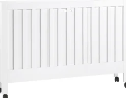 Babyletto Maki Full-Size Portable Folding Crib w/Toddler Bed Conversion Kit - White