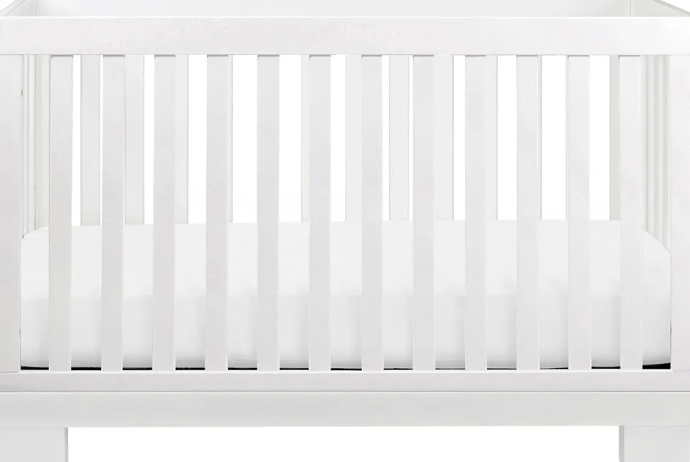 Babyletto Modo 3-in-1 Convertible Crib w/Toddler Bed Conversion Kit - White
