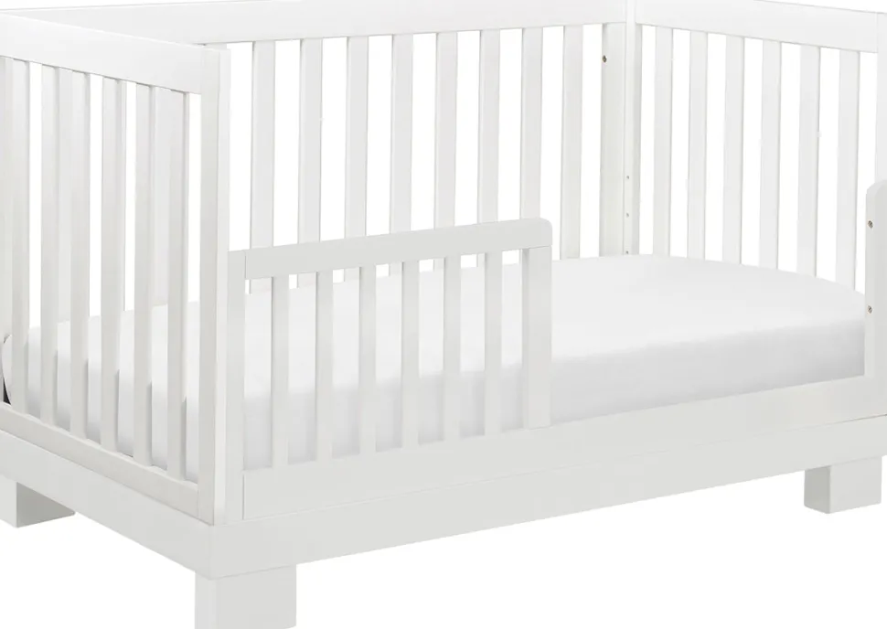 Babyletto Modo 3-in-1 Convertible Crib w/Toddler Bed Conversion Kit - White