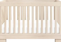 Babyletto Modo 3-in-1 Convertible Crib w/Toddler Bed Conversion Kit - Washed Natural