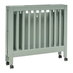 Babyletto Origami Mini Crib - Light Sage