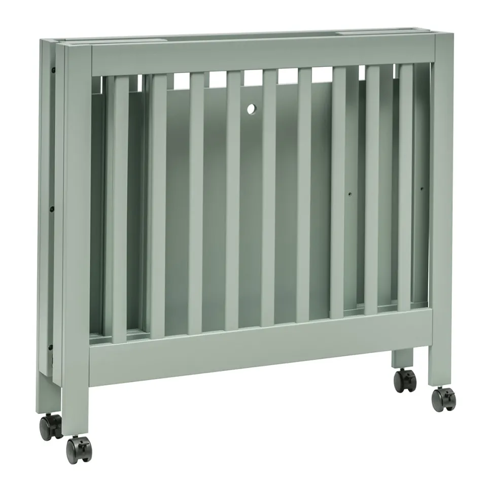 Babyletto Origami Mini Crib - Light Sage