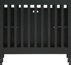 Babyletto Origami Mini Crib - Black Finish