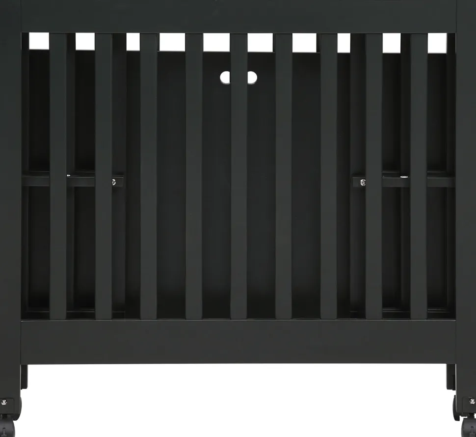 Babyletto Origami Mini Crib - Black Finish