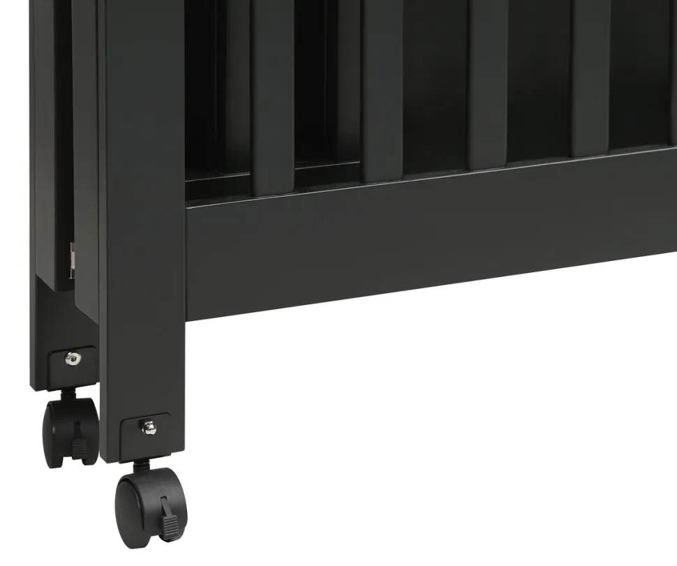 Babyletto Origami Mini Crib - Black Finish