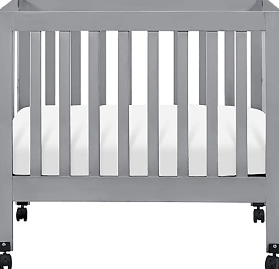Babyletto Origami Mini Crib - Grey