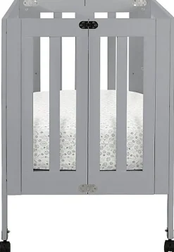 Babyletto Origami Mini Crib - Grey