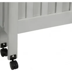 Babyletto Origami Mini Crib - Grey