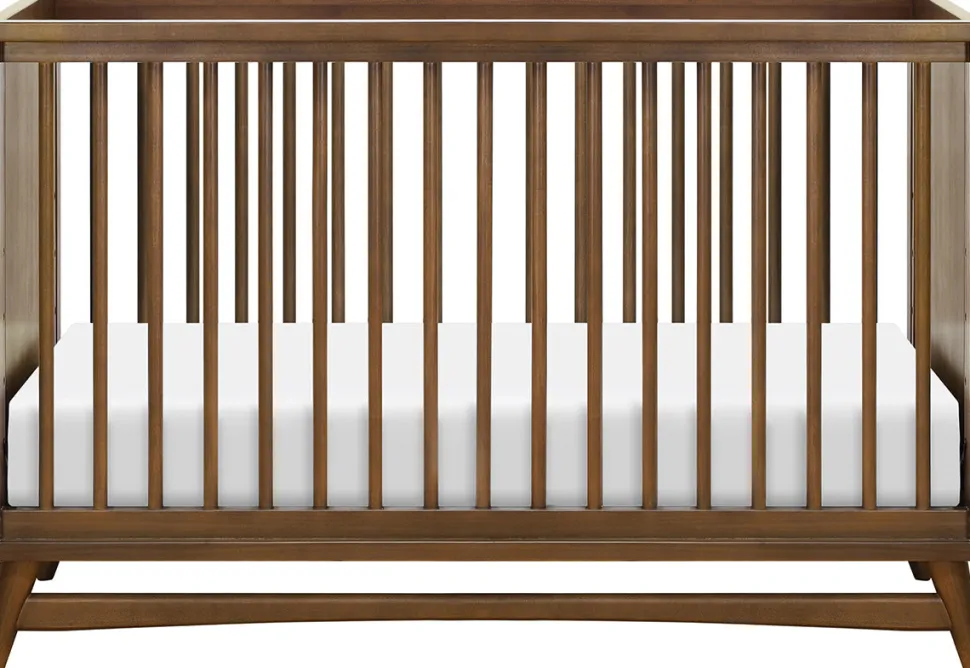 Babyletto Peggy 3-in-1 Convertible Crib w/Toddler Bed Conversion Kit - Natural Walnut